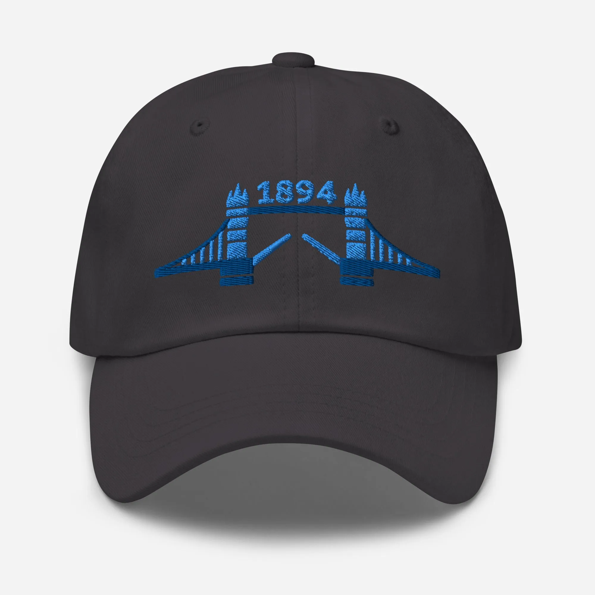 1894 Tower Bridge - Blue Thread Embroidered Baseball Cap