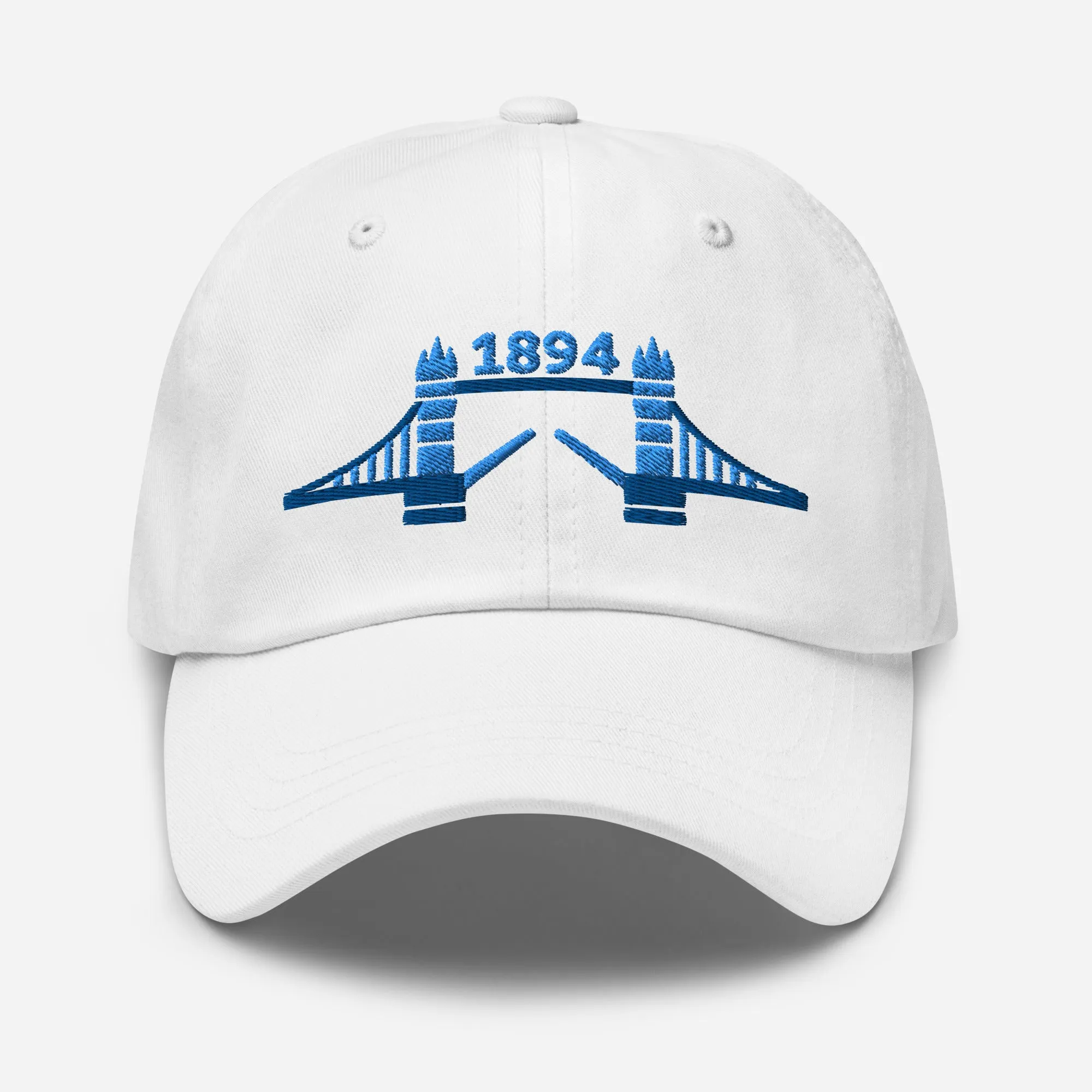 1894 Tower Bridge - Blue Thread Embroidered Baseball Cap