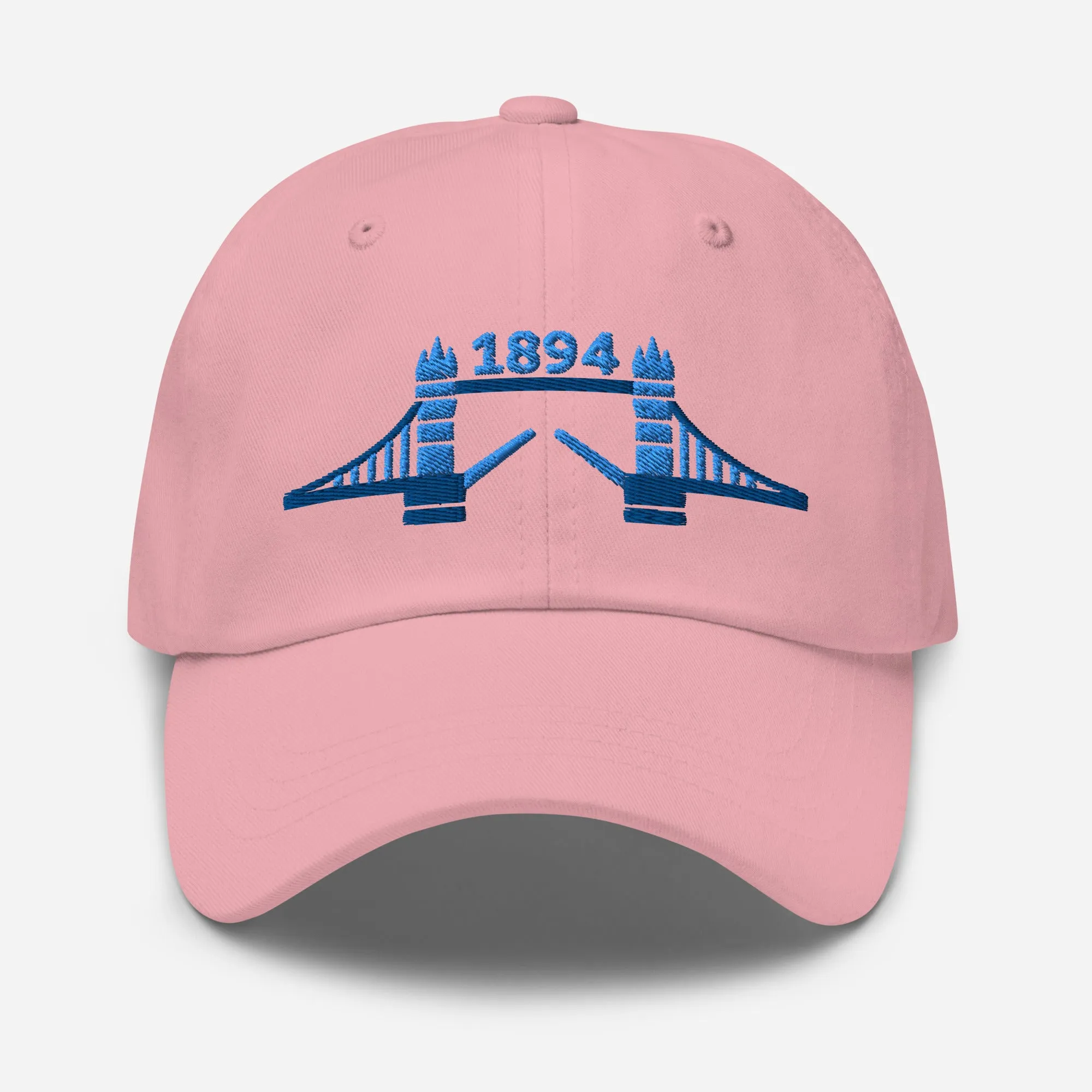 1894 Tower Bridge - Blue Thread Embroidered Baseball Cap