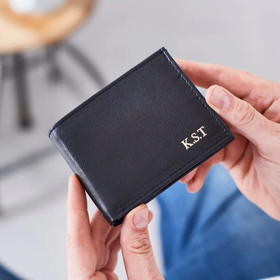 3 Colour Leather Card Wallet with RFID