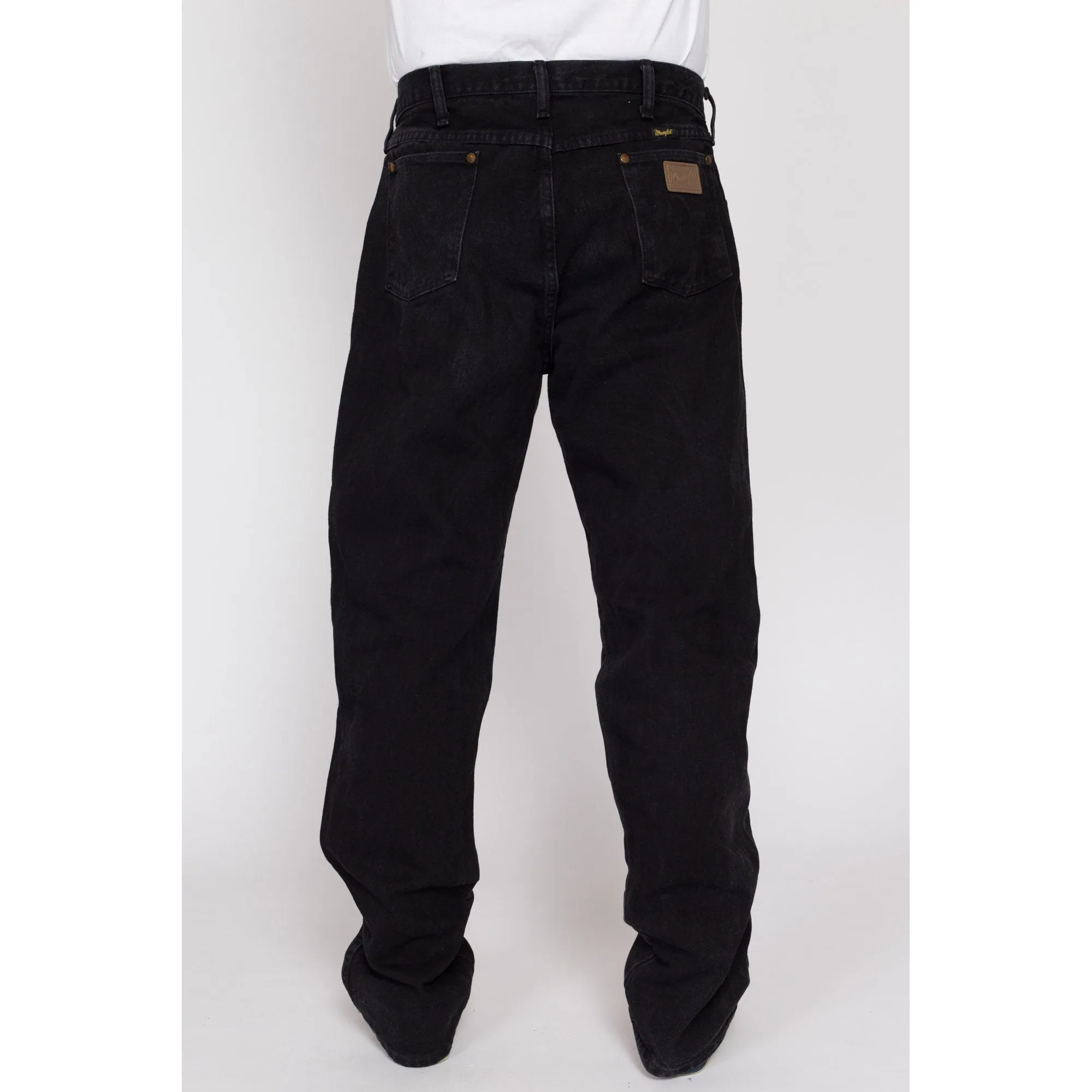 35x34 90s Wrangler Black Jeans