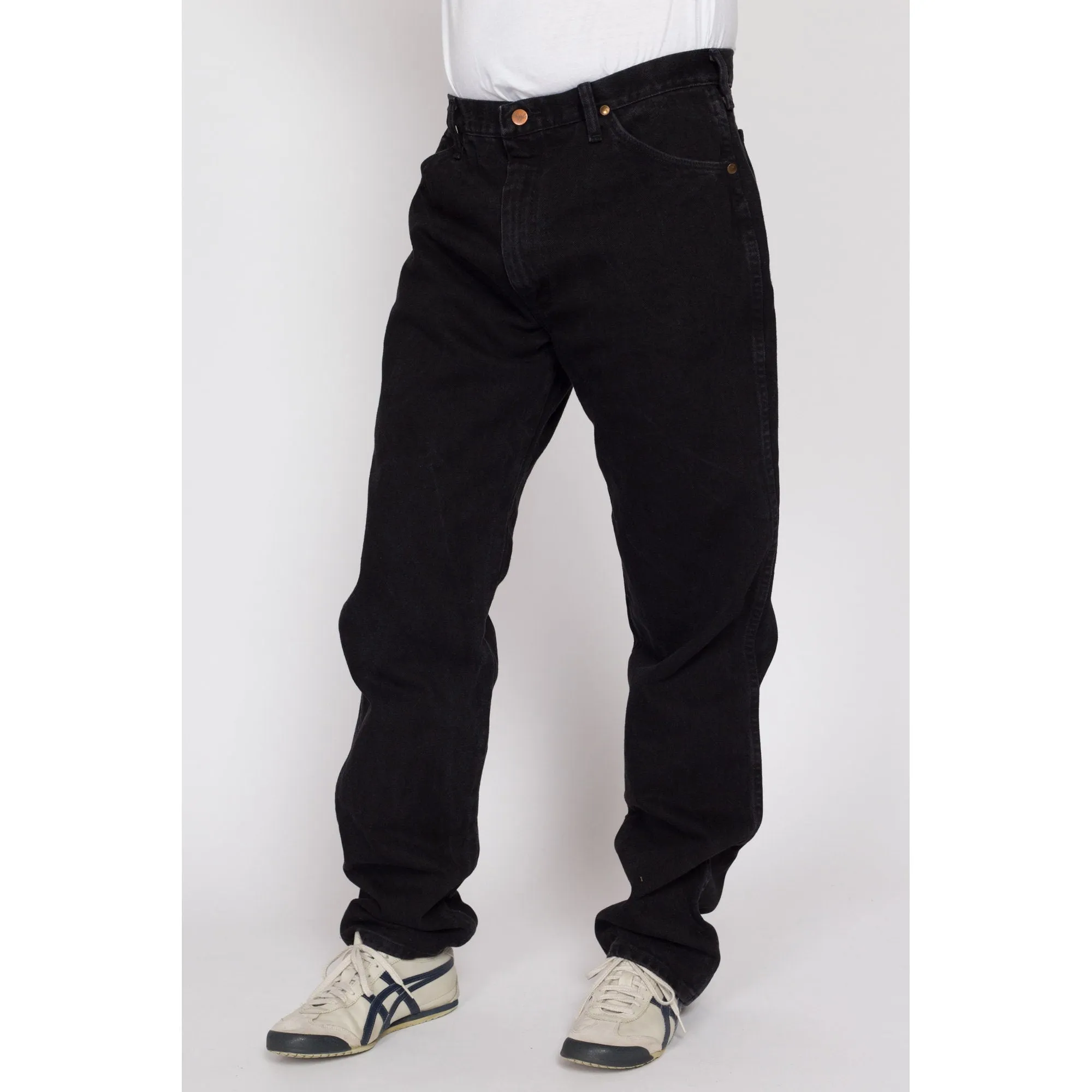 35x34 90s Wrangler Black Jeans