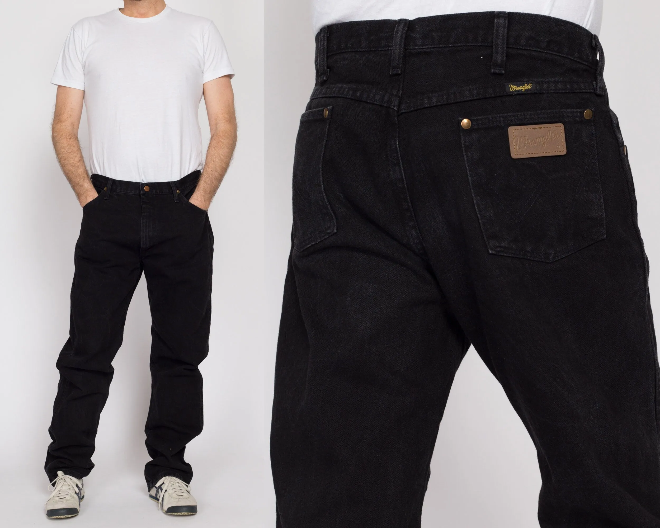 35x34 90s Wrangler Black Jeans