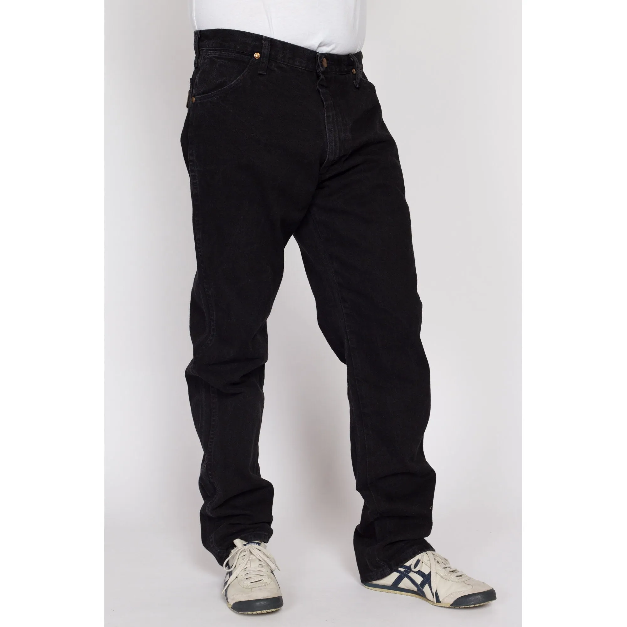 35x34 90s Wrangler Black Jeans