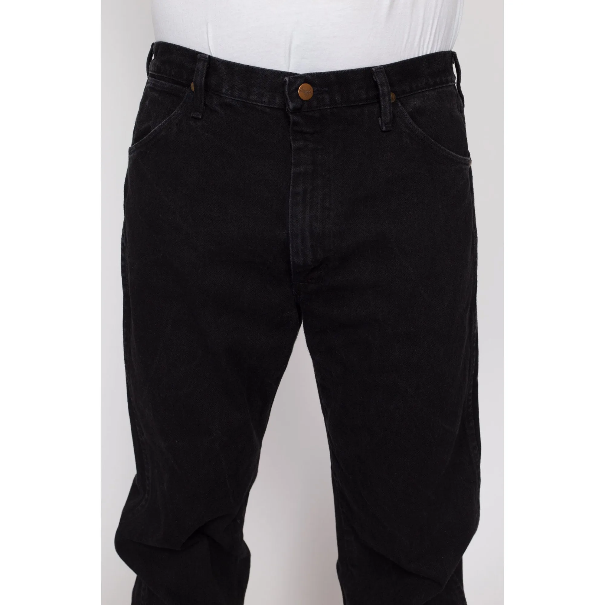 35x34 90s Wrangler Black Jeans