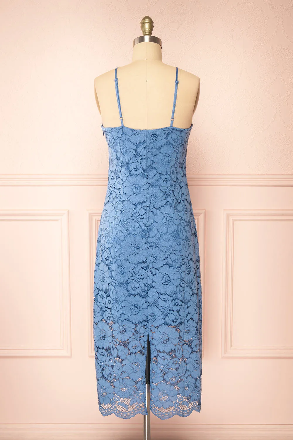 Ashley Blue | Straight Lace Midi Dress