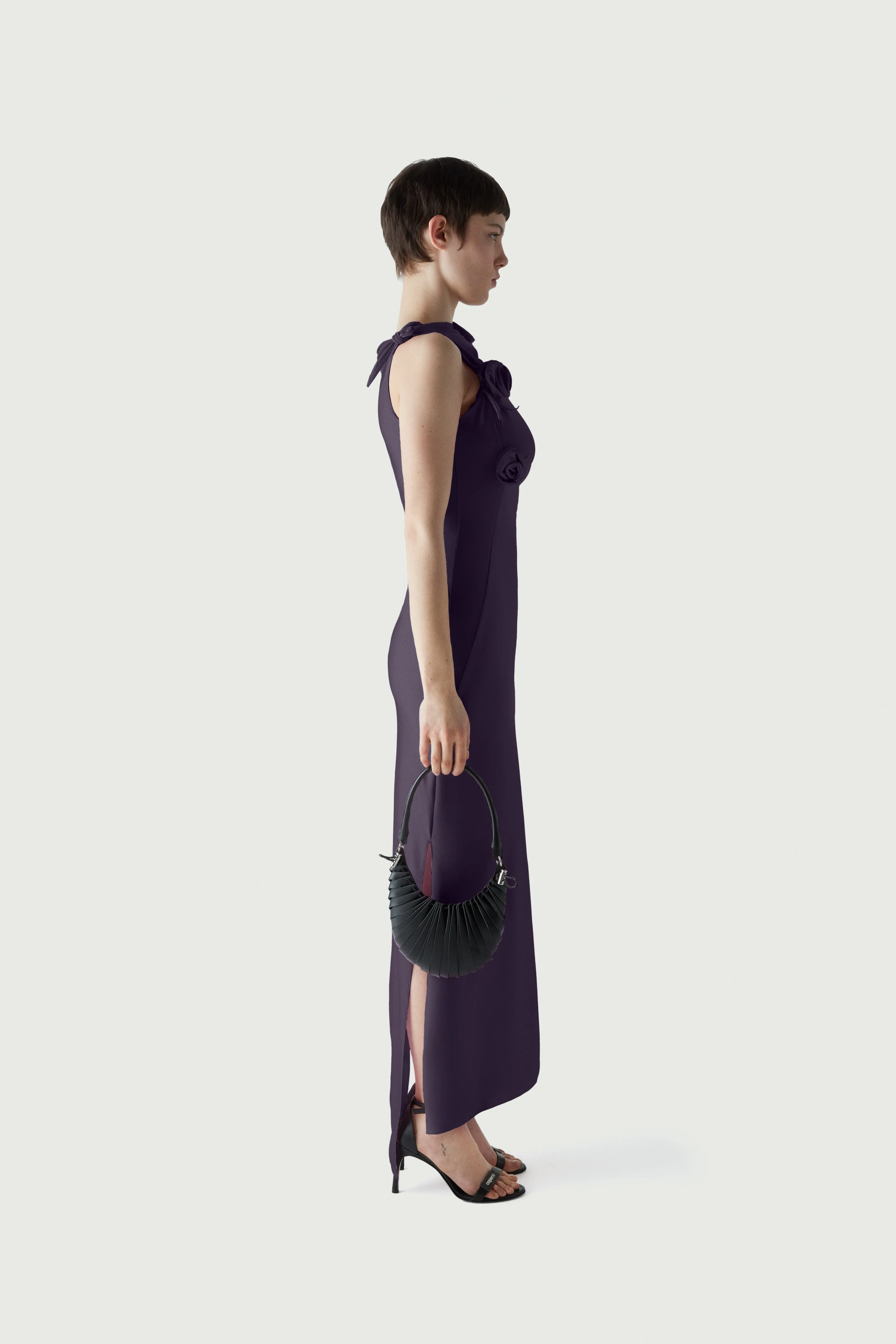 Asymmetric Flower Gown