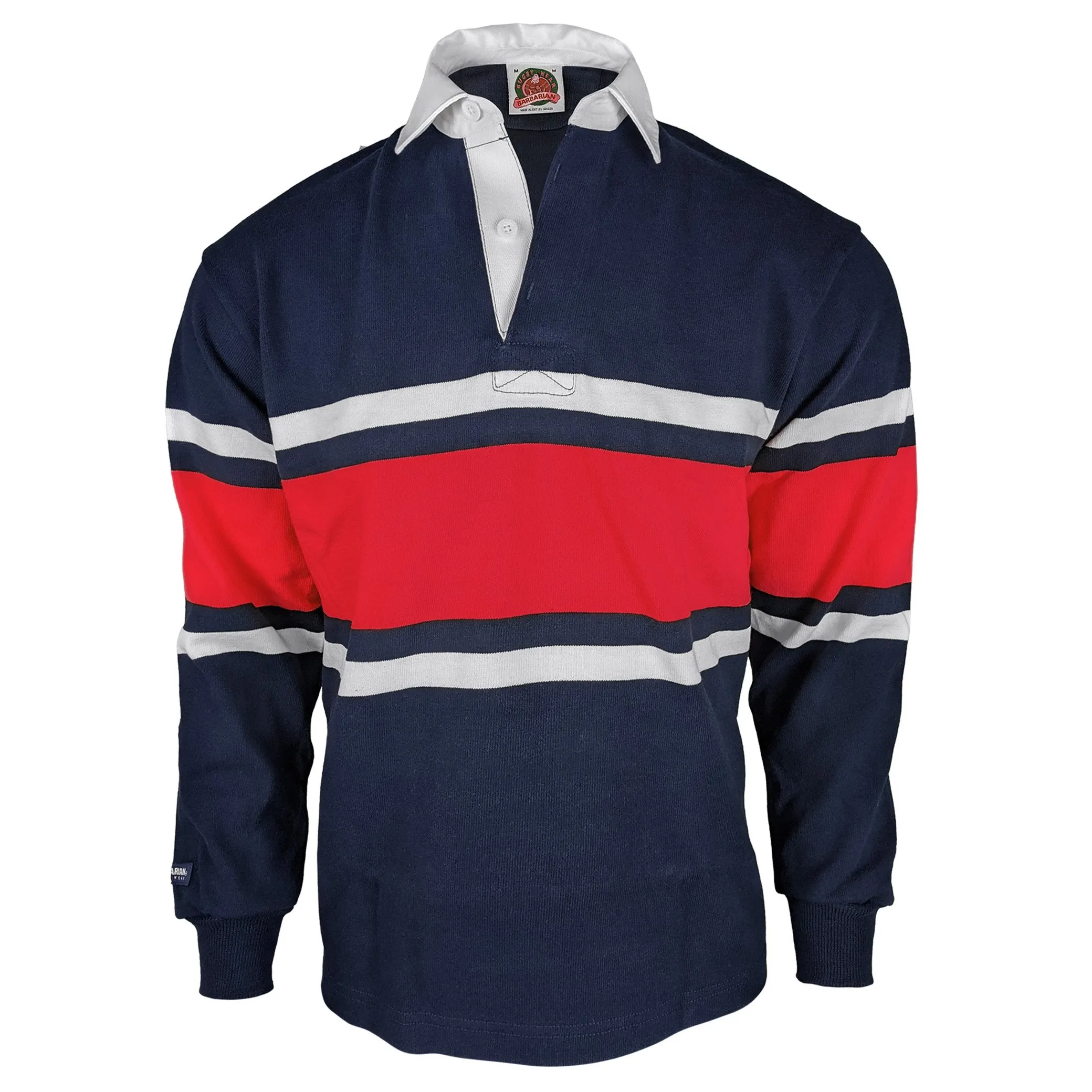 Barbarian Traditional Collegiate Stripe Rugby Jersey