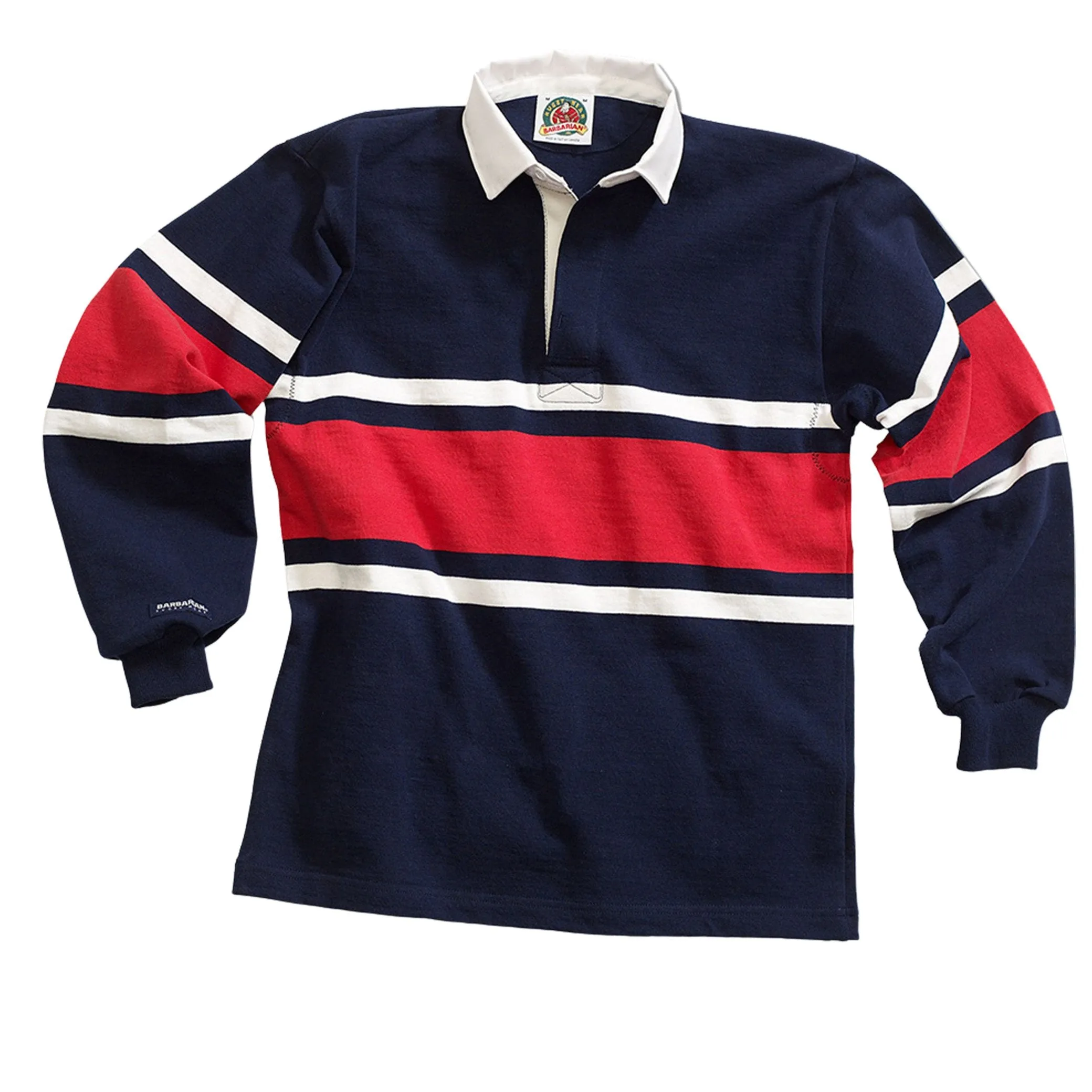 Barbarian Traditional Collegiate Stripe Rugby Jersey