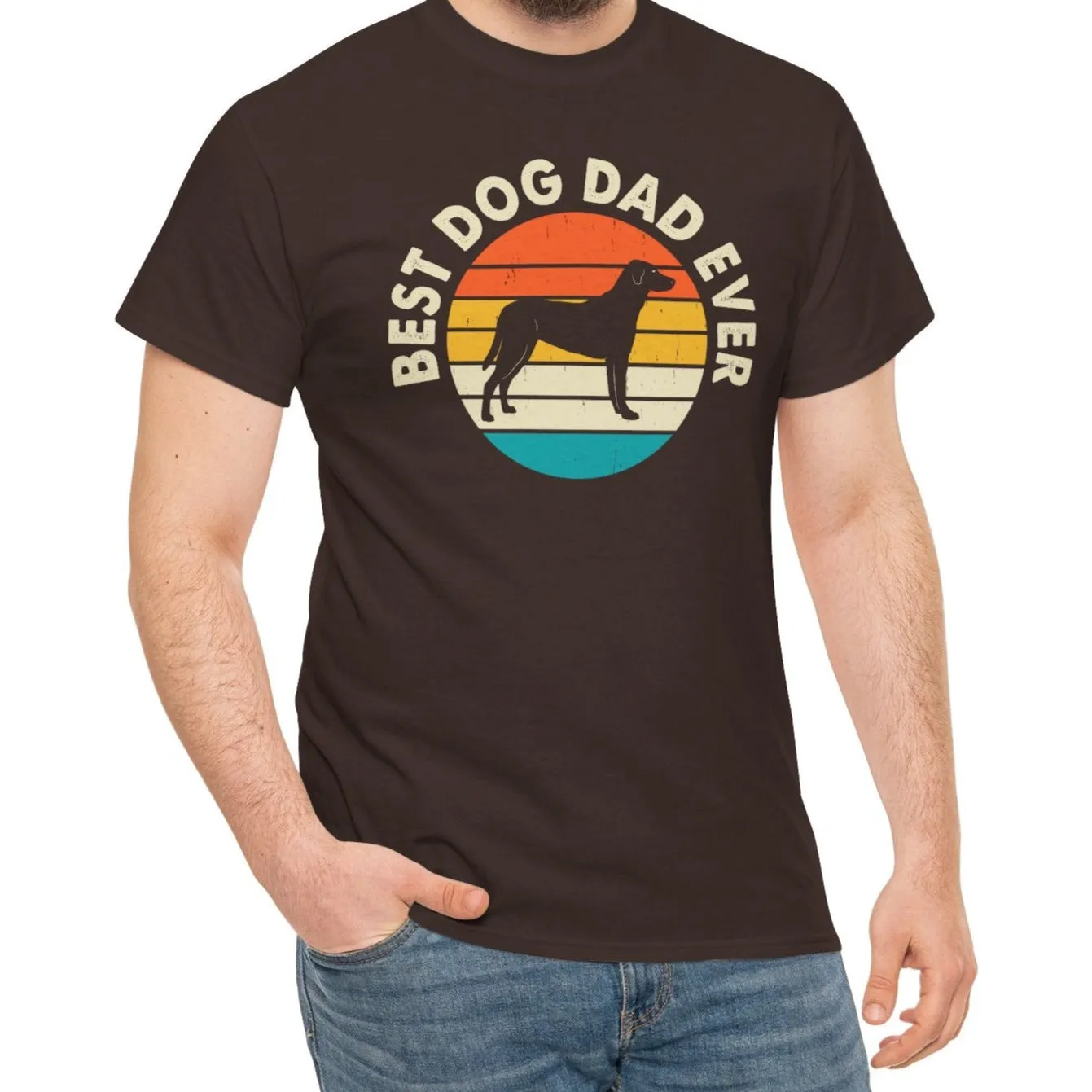 Best Dad Dog Ever |  Cotton Tee