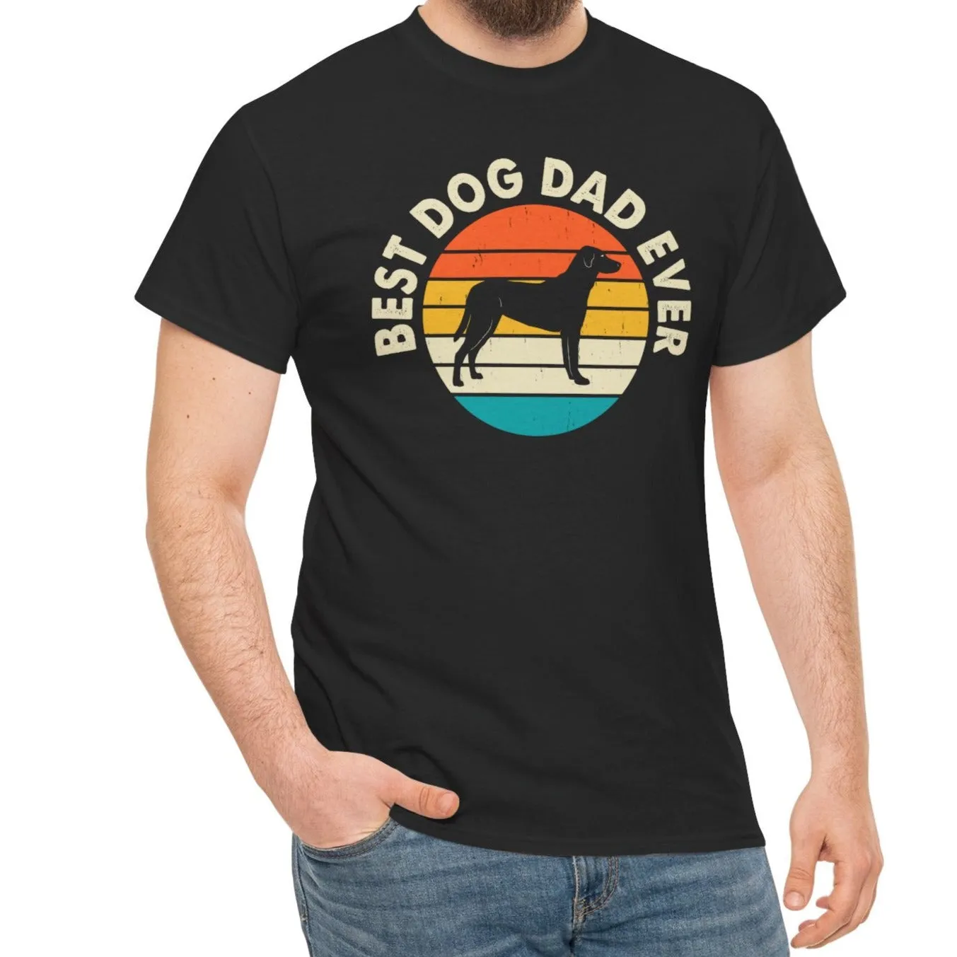 Best Dad Dog Ever |  Cotton Tee