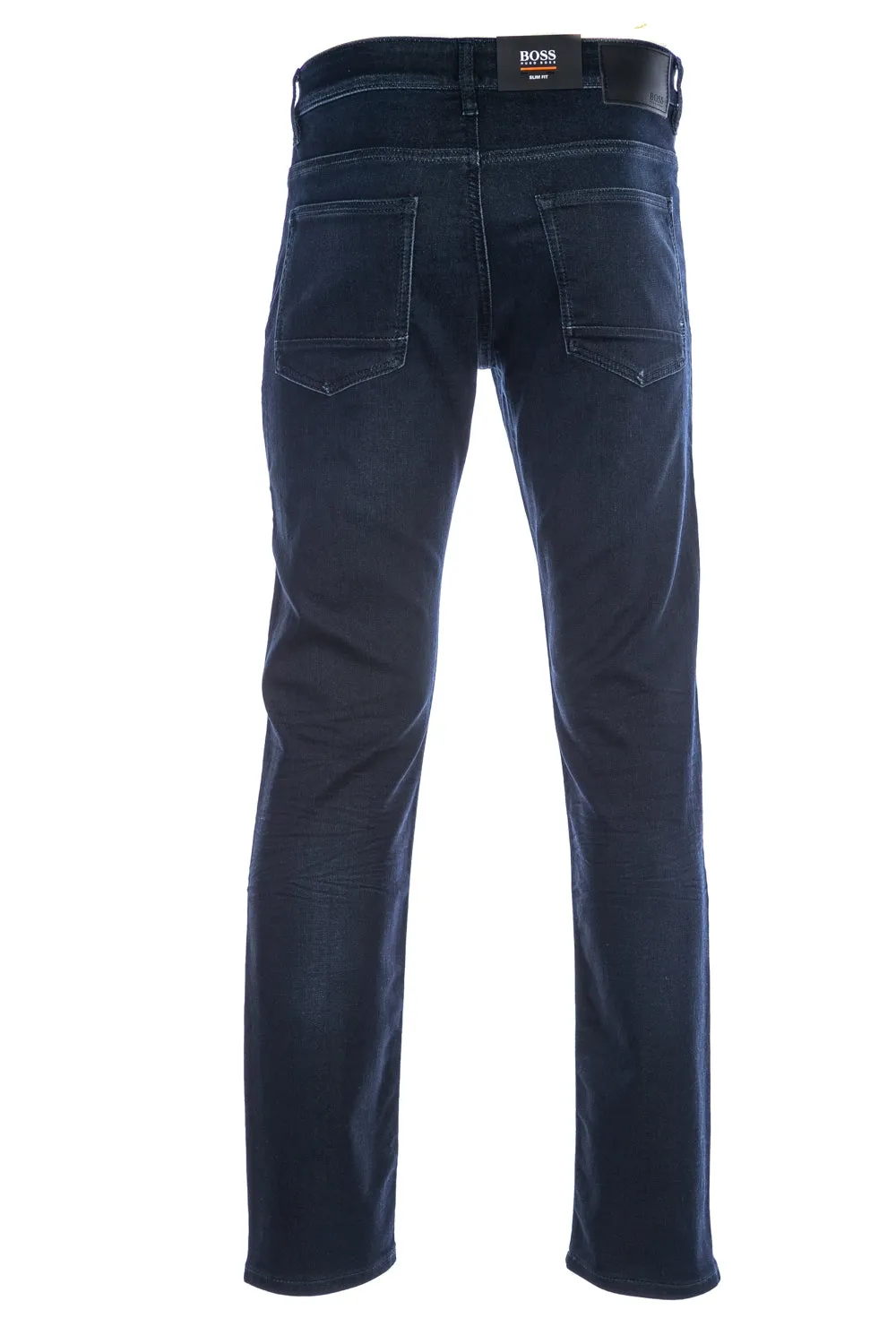 BOSS Delaware Jean in Dark Blue Denim Knit