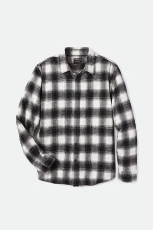 Bowery Soft Weave Np L/S Flannel - Off White/Black