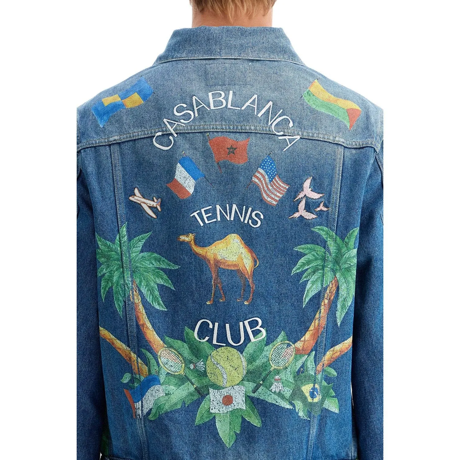 Casablanca denim tennis club jacket