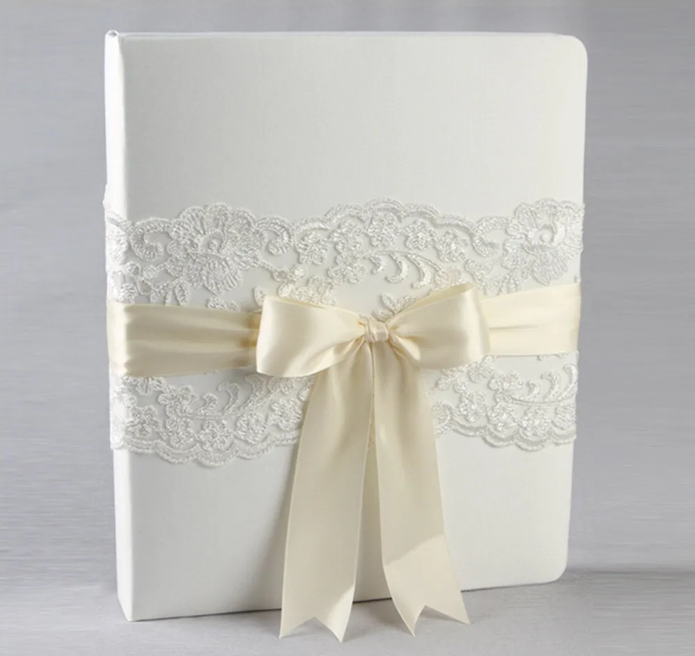 Chantilly Lace Wedding Memory Book