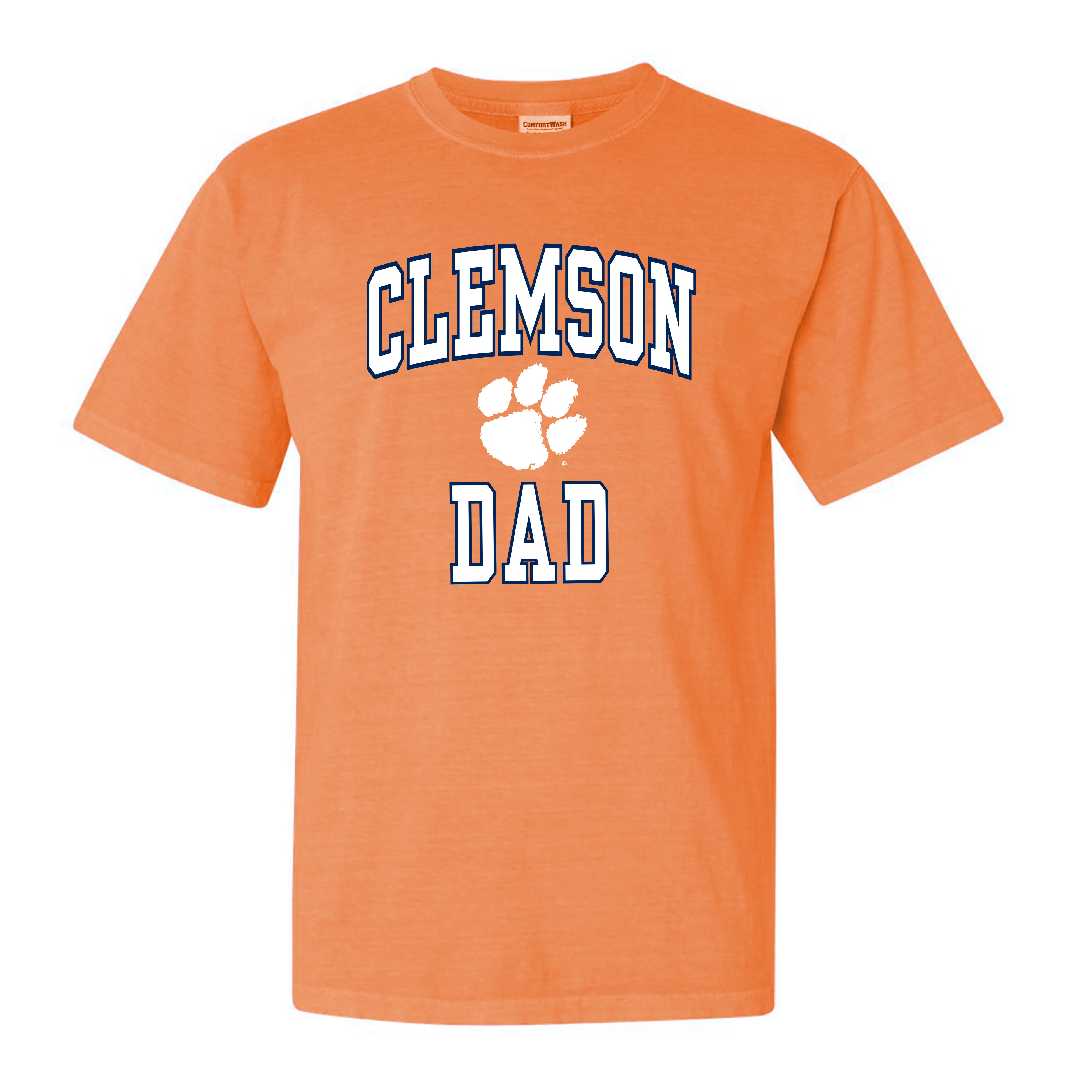 Clemson Dad 2 Color Arch & 1 Color Paw - (Multiple Colors)