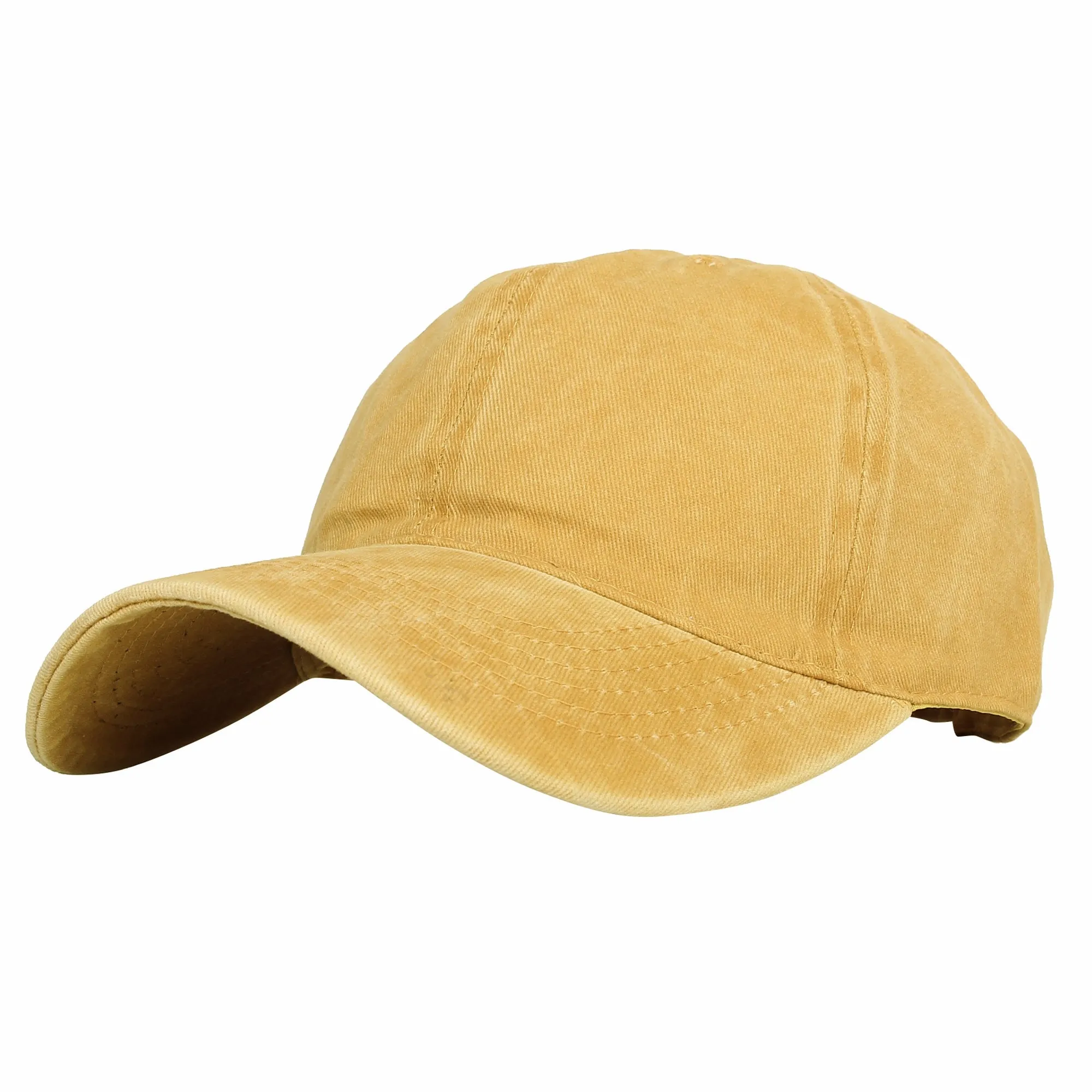 Cotton Baseball Cap Pigment Dyed Low Profile Hat KZ10032