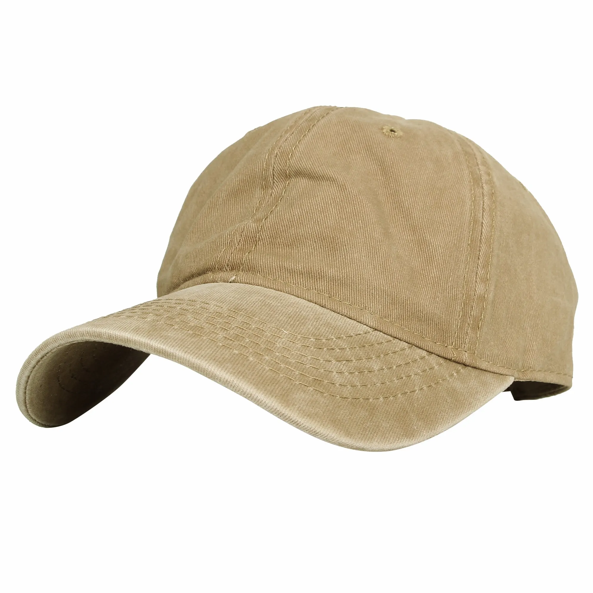 Cotton Baseball Cap Pigment Dyed Low Profile Hat KZ10032