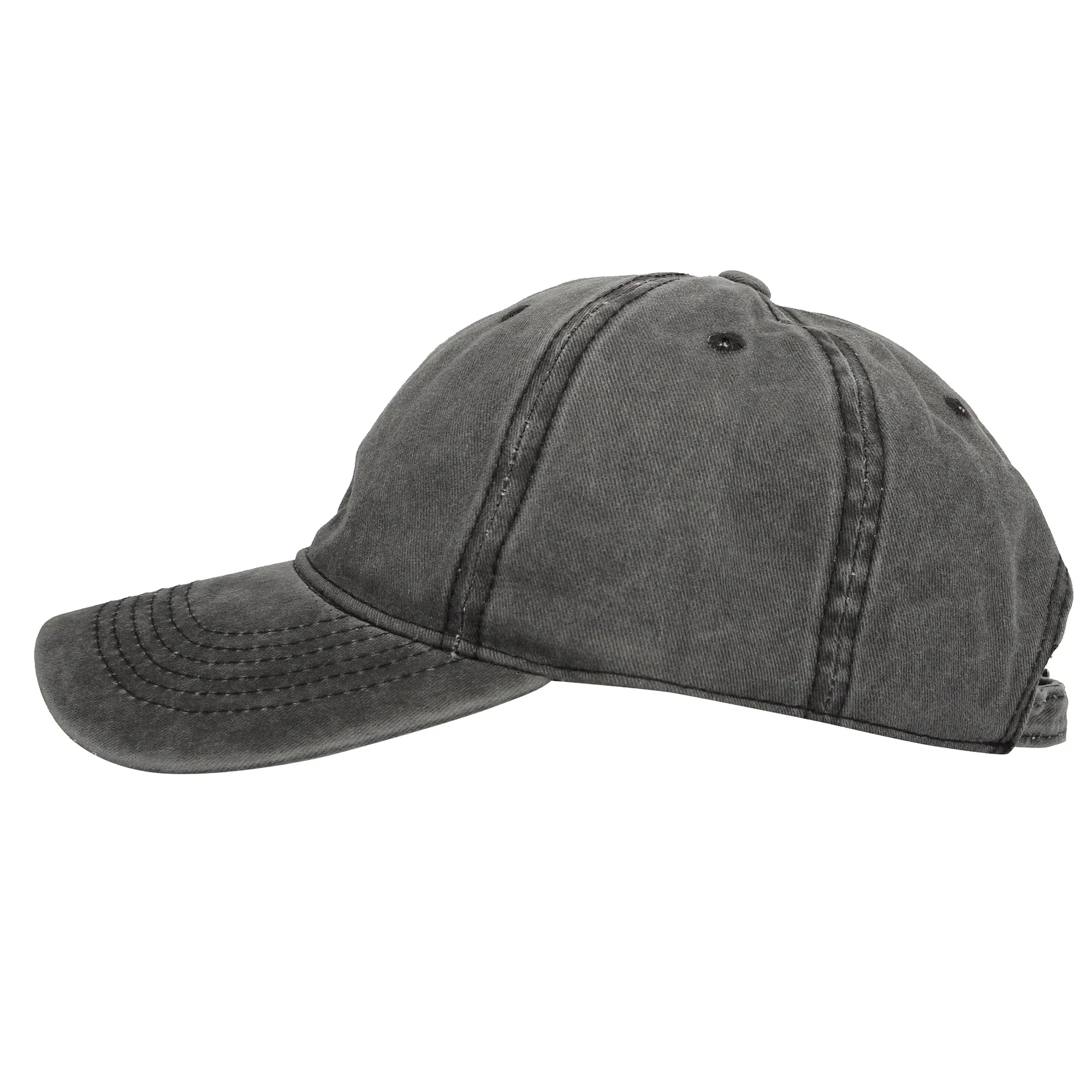 Cotton Baseball Cap Pigment Dyed Low Profile Hat KZ10032