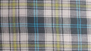 COTTON FLANNEL YARN DYED PLAID D# 5003 NON-STRETCHED WOVEN - SHIRTING FABRIC<br><h6>7-CHARCOAL/GREY<br>272-CFNL#5003</h6>