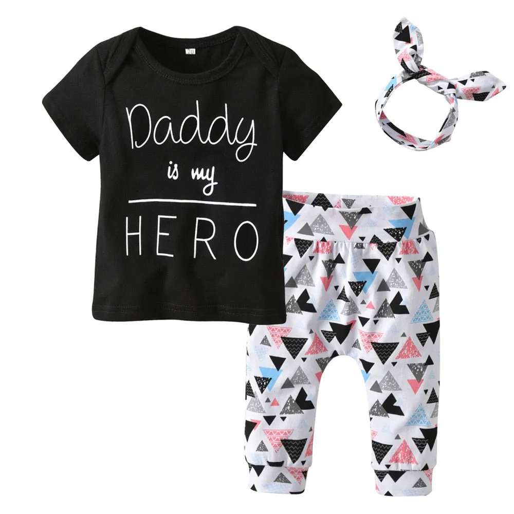 Daddy is my Hero 3 Piece Set