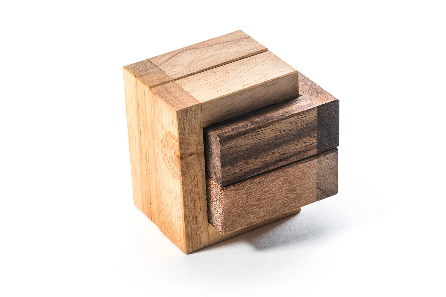 Double Lock Puzzle - Wooden Brain Teaser Puzzle