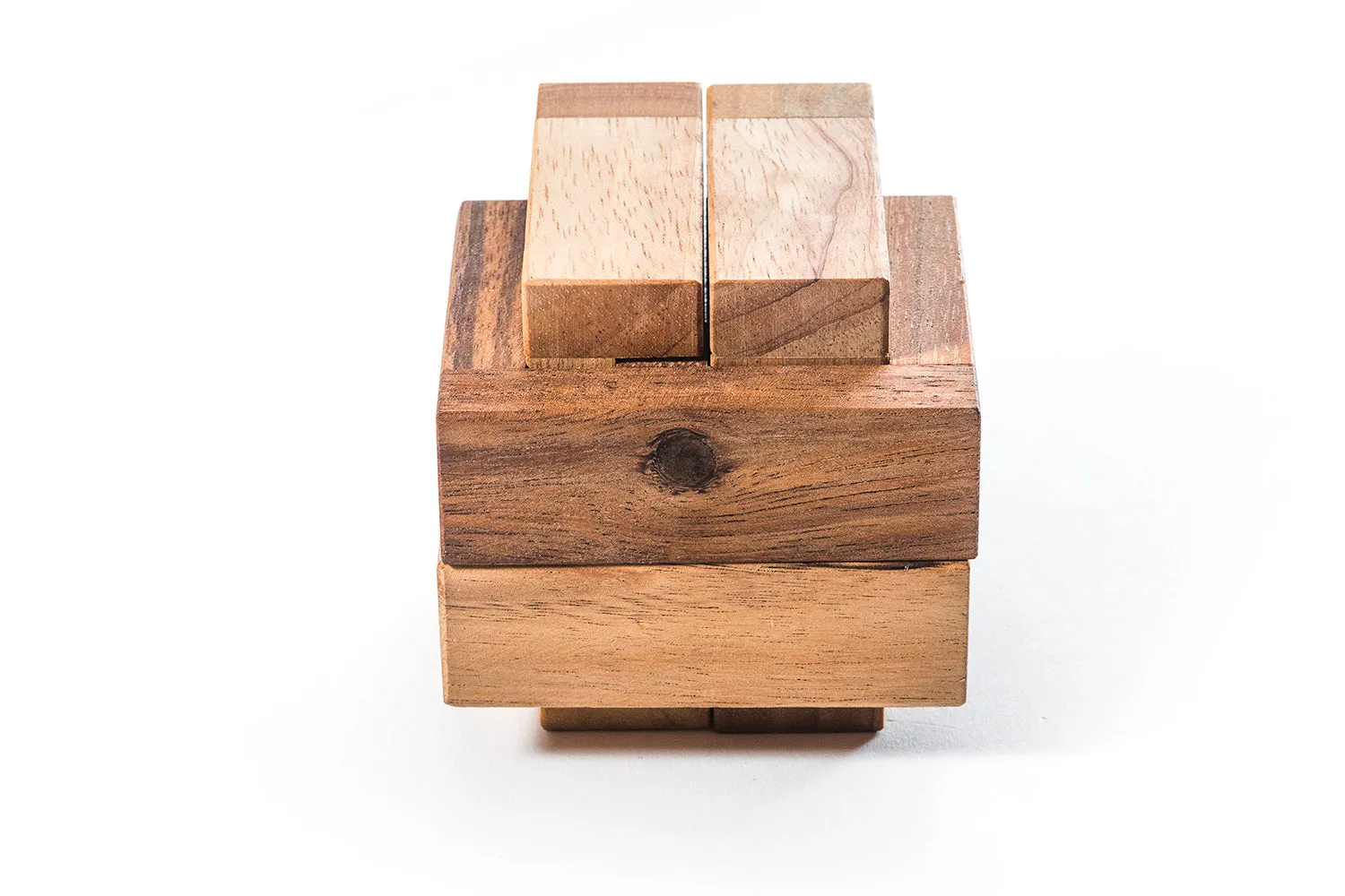 Double Lock Puzzle - Wooden Brain Teaser Puzzle