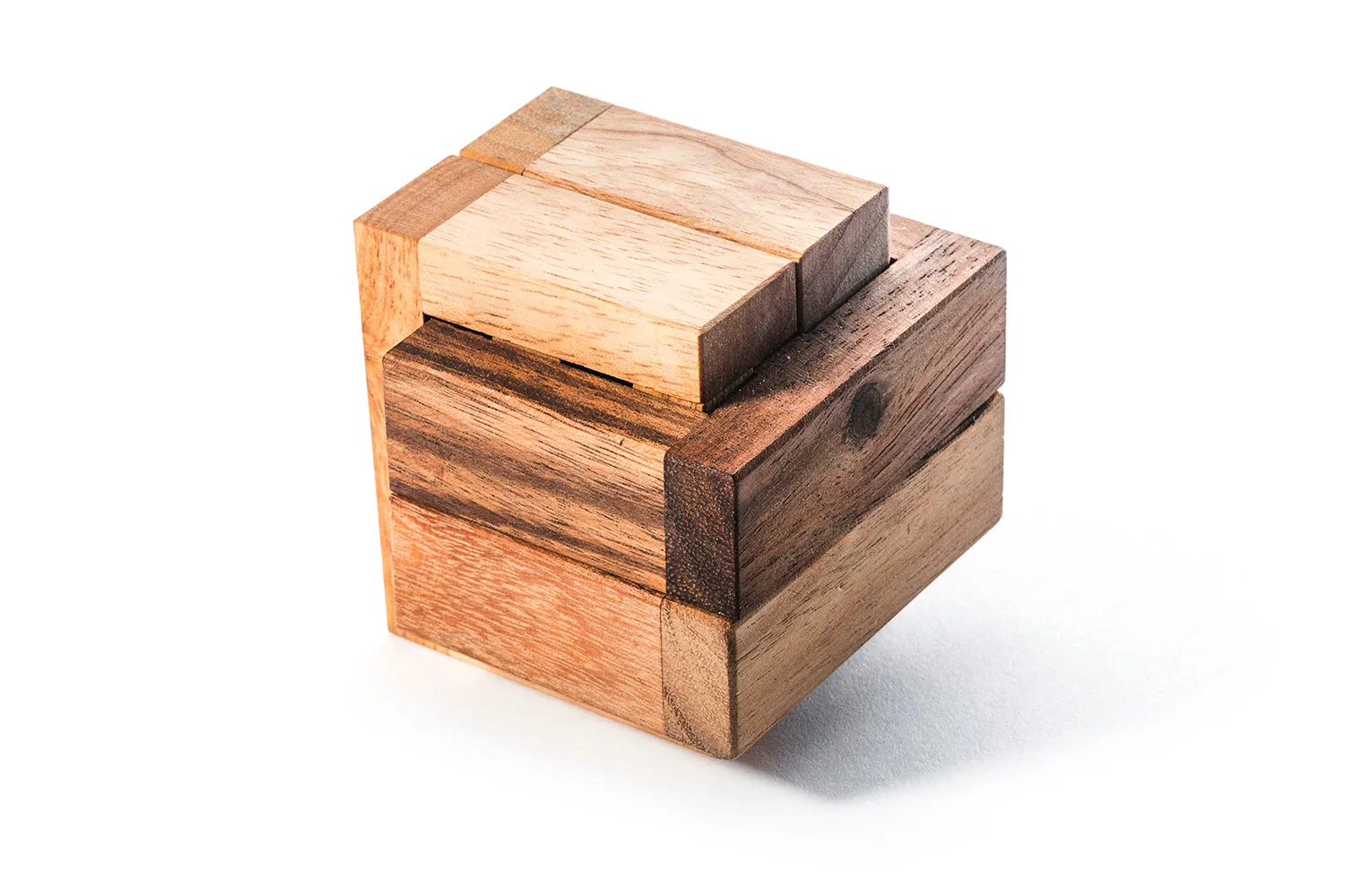 Double Lock Puzzle - Wooden Brain Teaser Puzzle