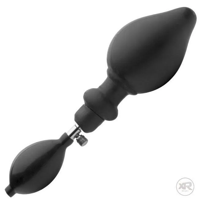 Premium Inflatable Anal Plug with Detachable Hand Pump - Body-Safe Expandable Adult Toy