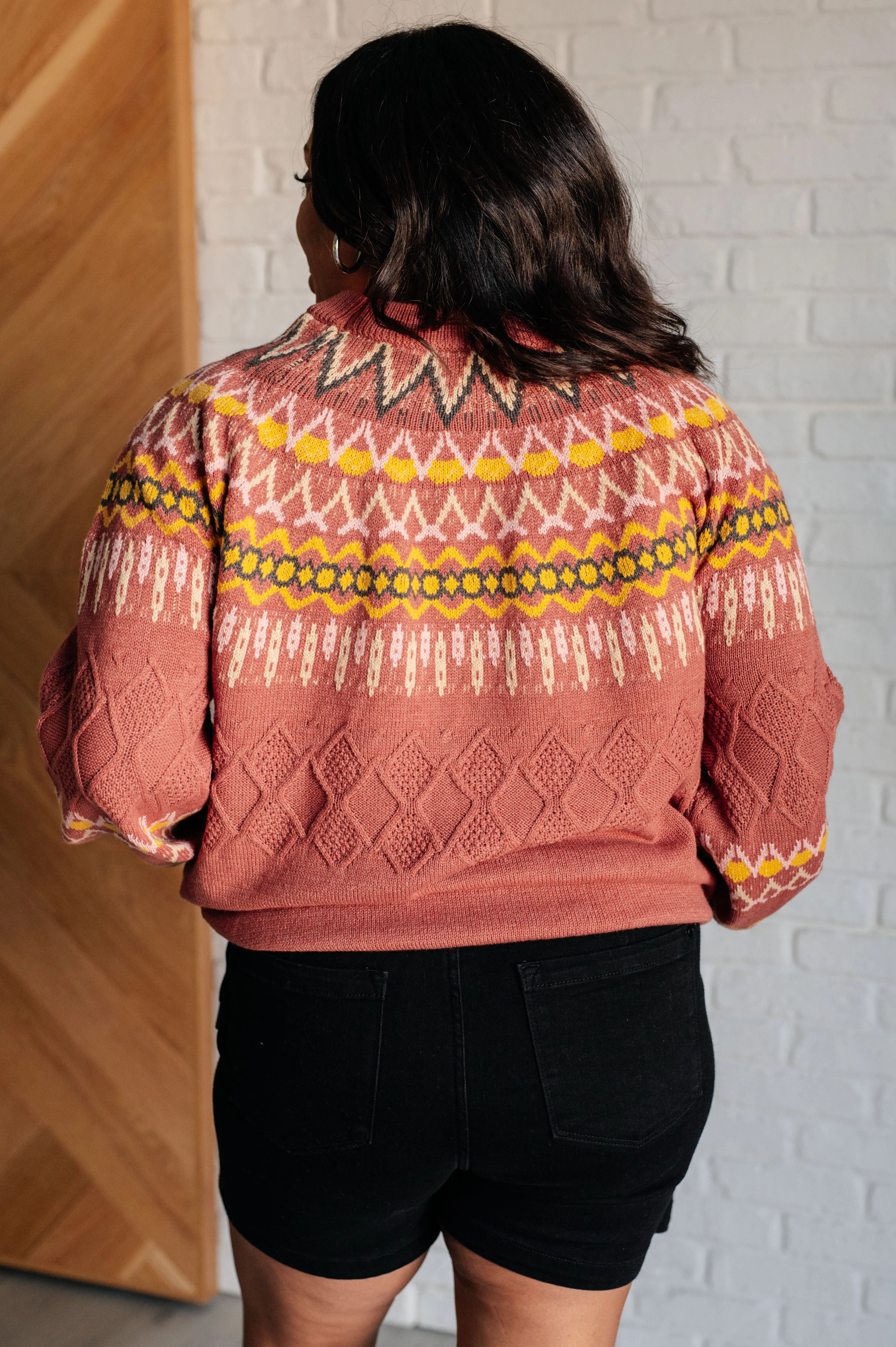 Fair Isle Sweater in Cozy Chalet