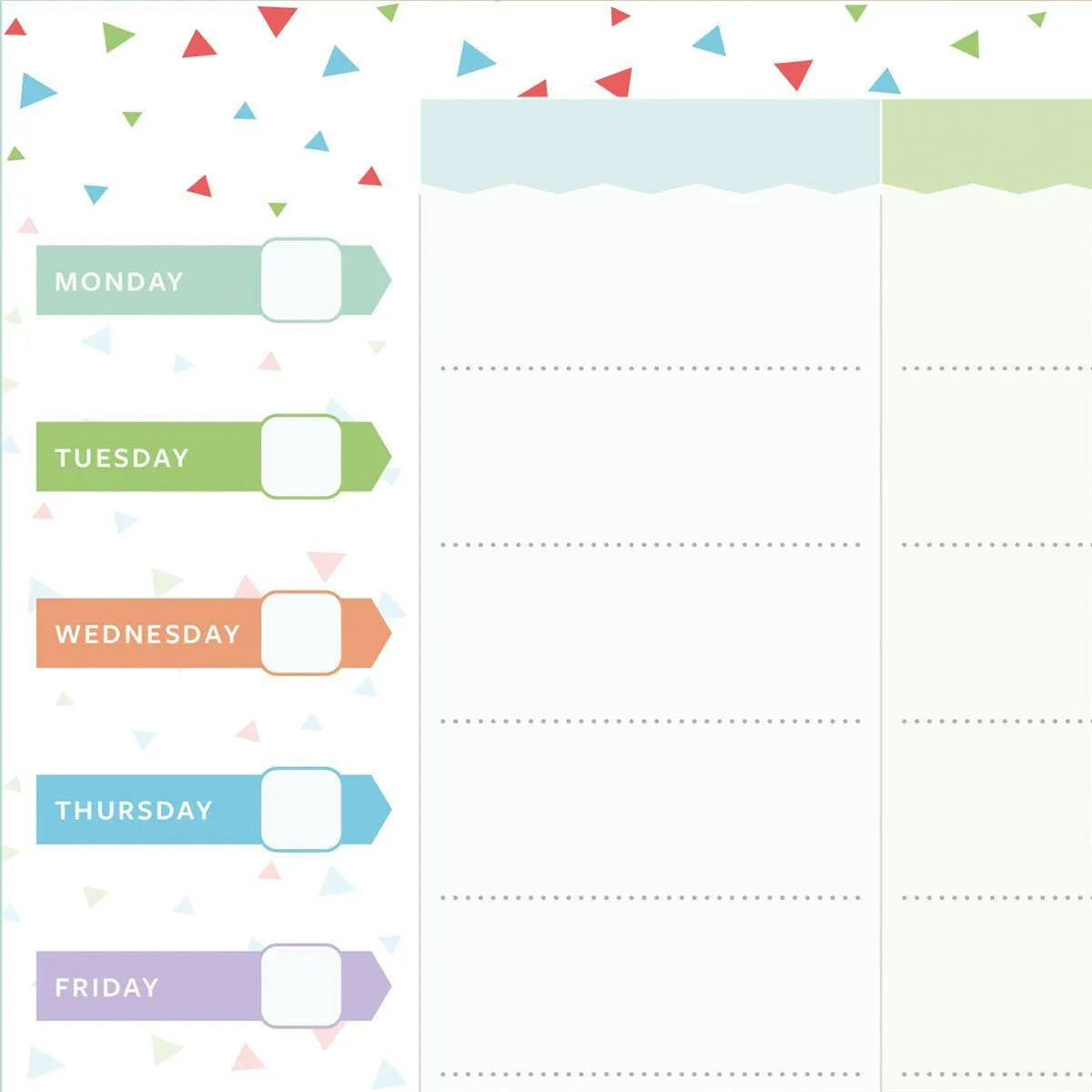 Family Week Planner - Laminated Wall Planner