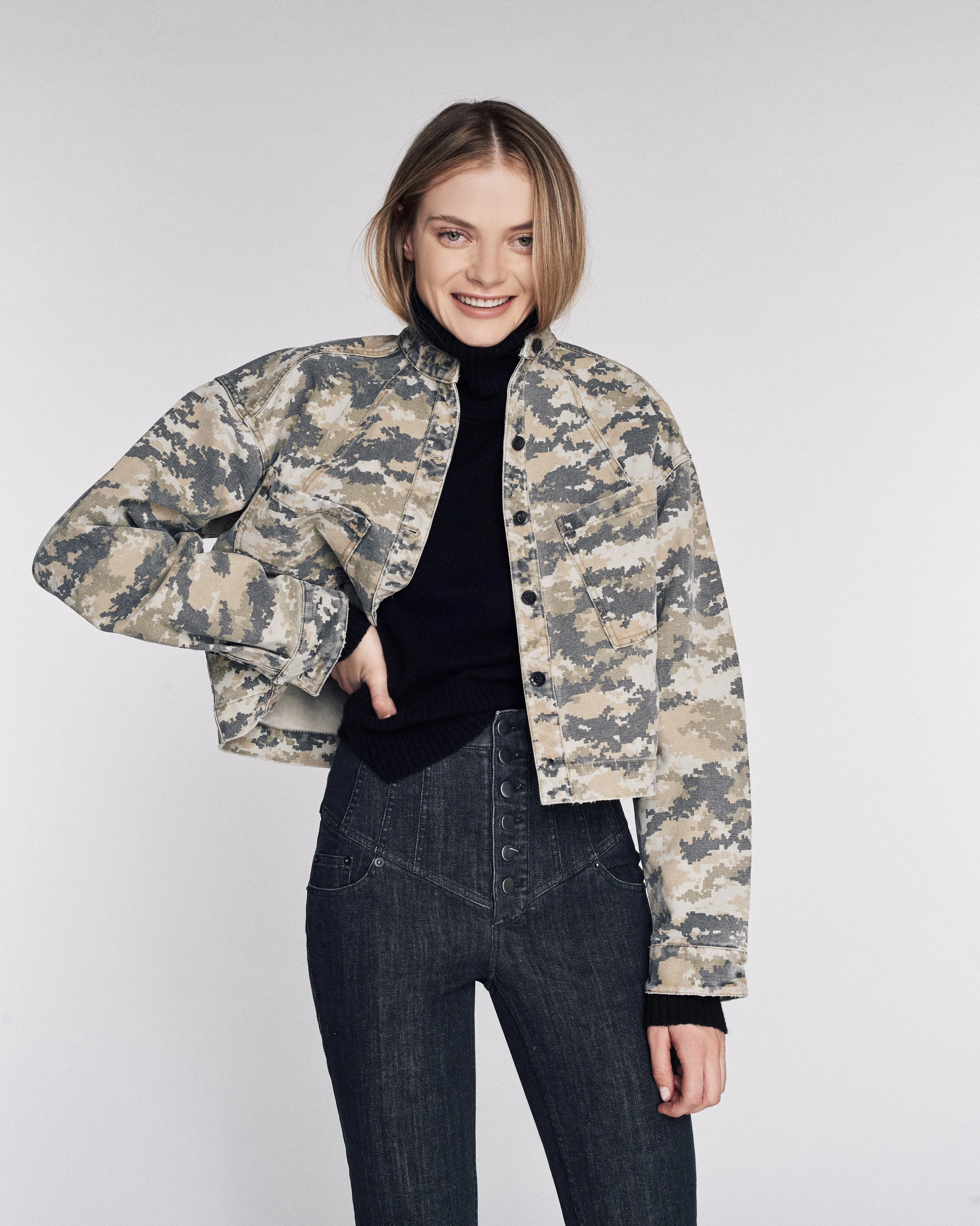 Flynn Canvas Camo Shirt Jacket