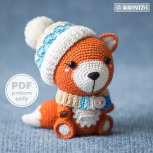 Fox Alice from “AradiyaToys Design” collection / fox crochet pattern by AradiyaToys (Amigurumi tutorial PDF file)