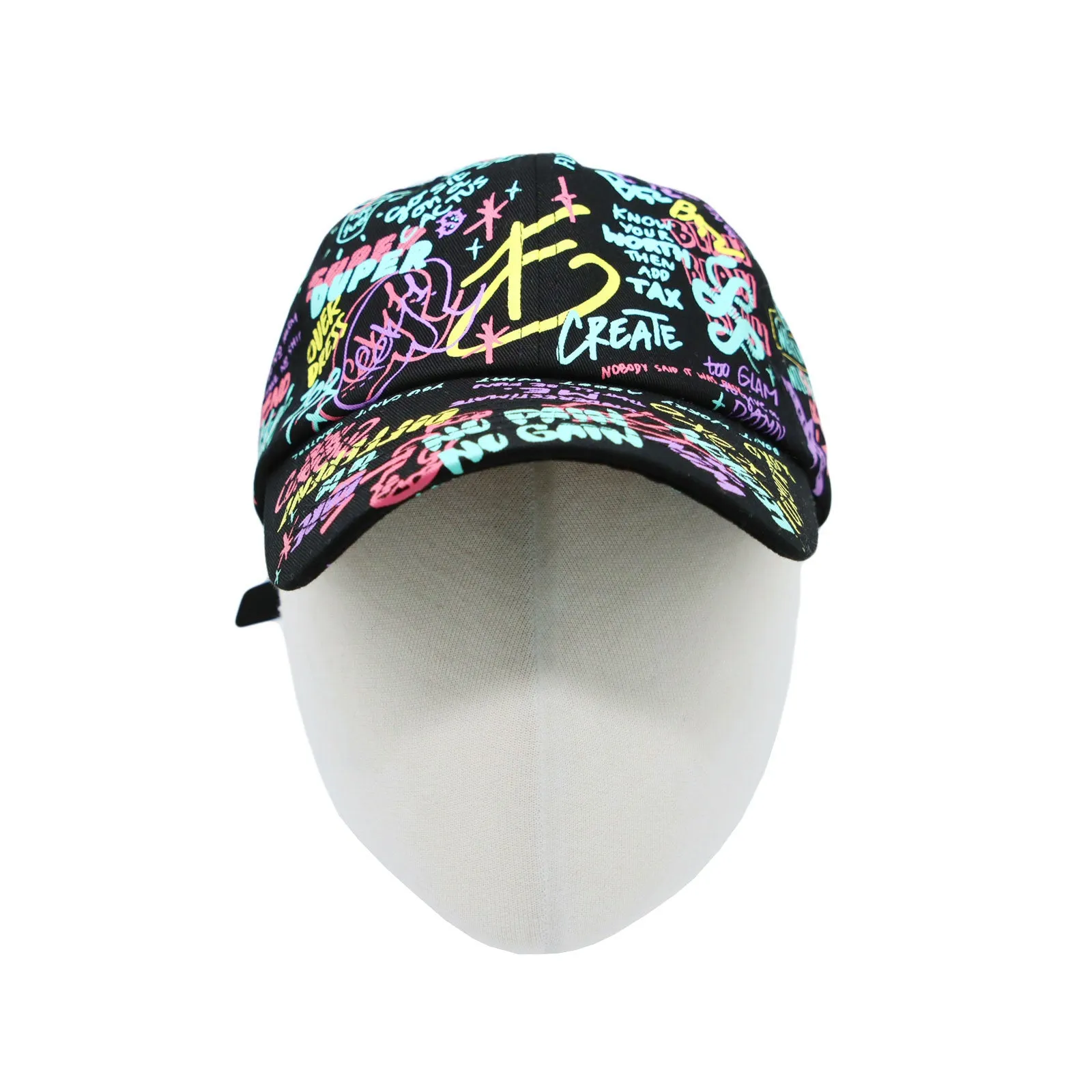 Graffiti Art Baseball Cap 4 Color Tattoo Graphic Hat AL11315