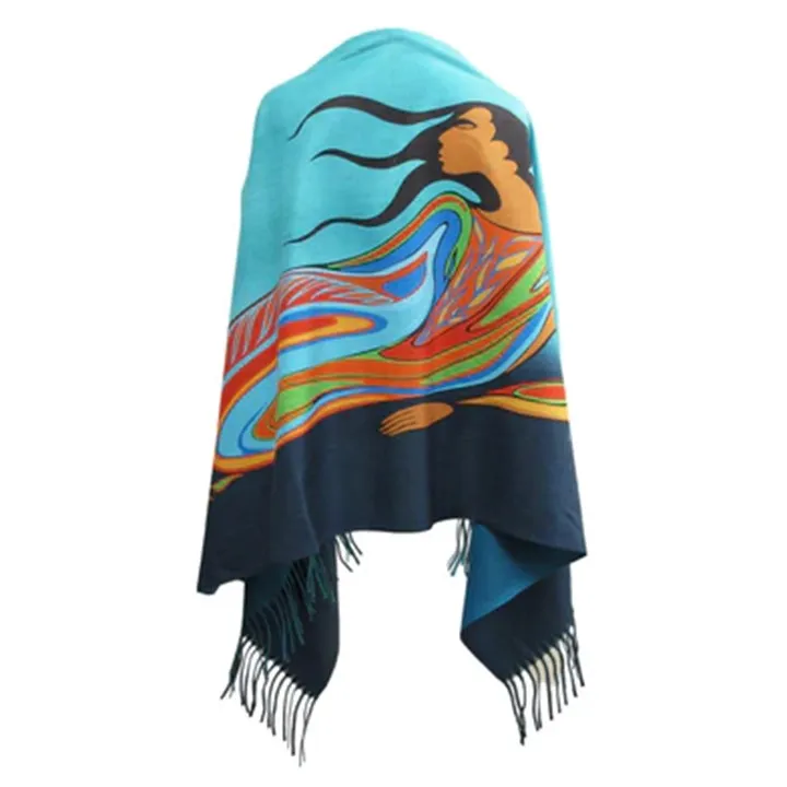 Indigenous Artist Collection: Eco Shawl: Mother Earth by Maxine Noel