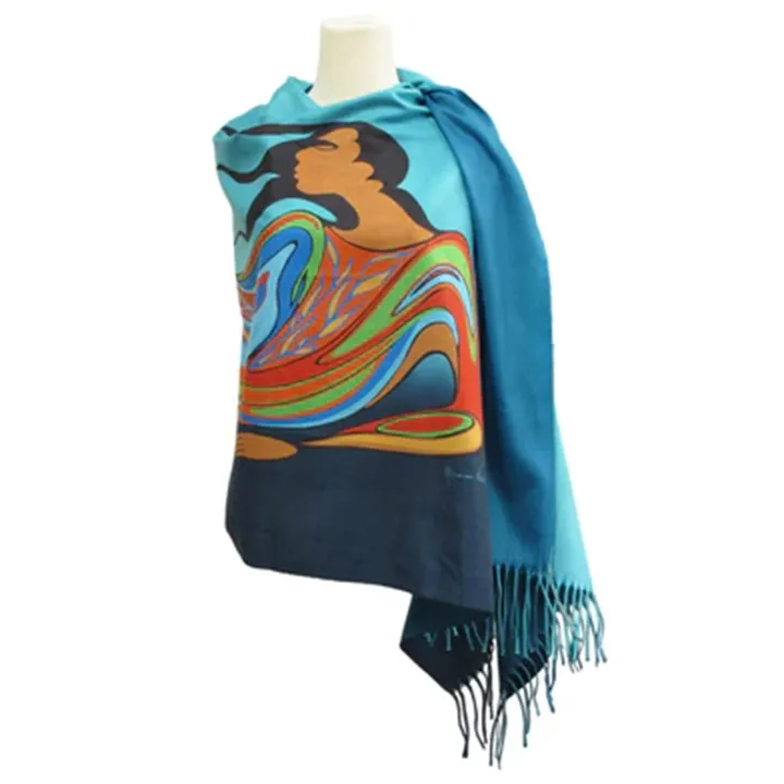 Indigenous Artist Collection: Eco Shawl: Mother Earth by Maxine Noel