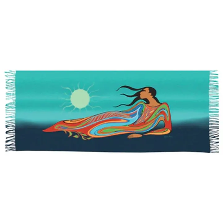 Indigenous Artist Collection: Eco Shawl: Mother Earth by Maxine Noel