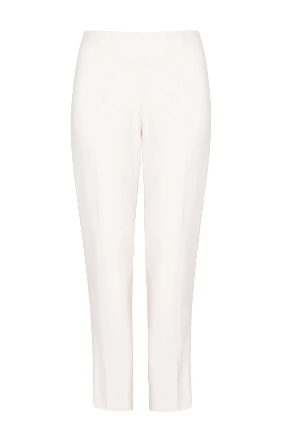 Ivory Narrow Tuxedo Trousers - Phoebe