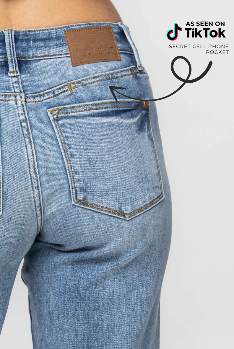 Judy Blue Mid Rise Dad Jean