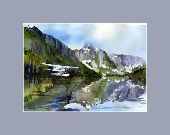 Landing in the Bay  Print