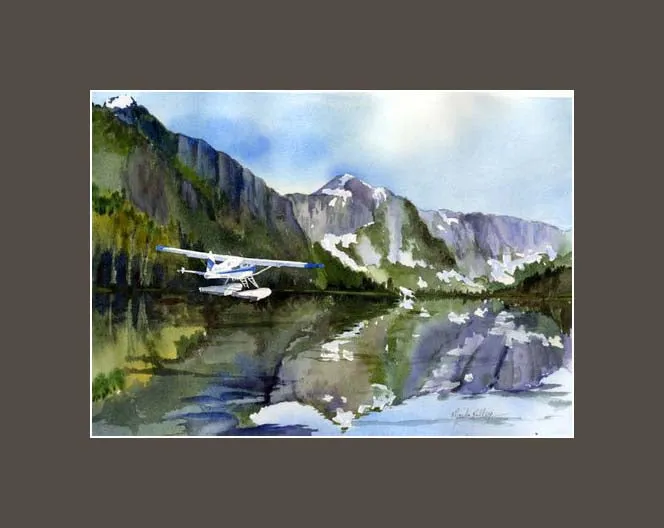 Landing in the Bay  Print