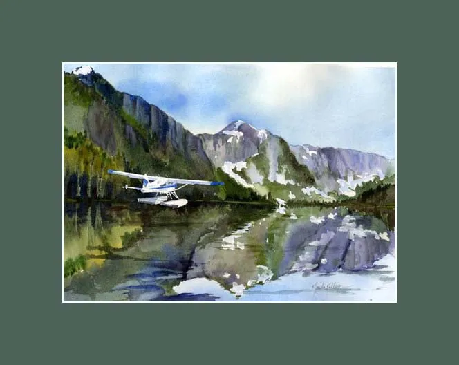 Landing in the Bay  Print