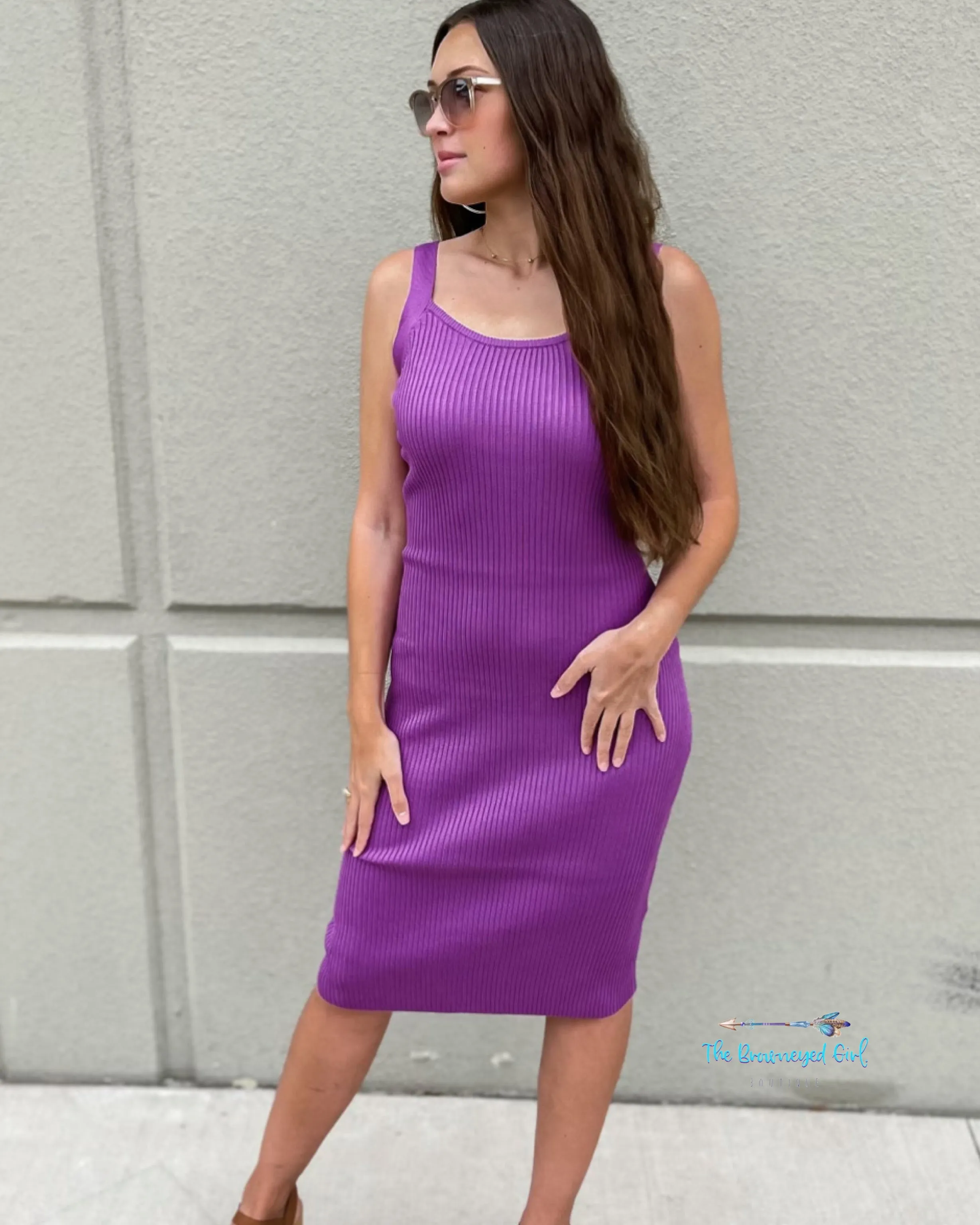 Libby Ribbed Tank Dress