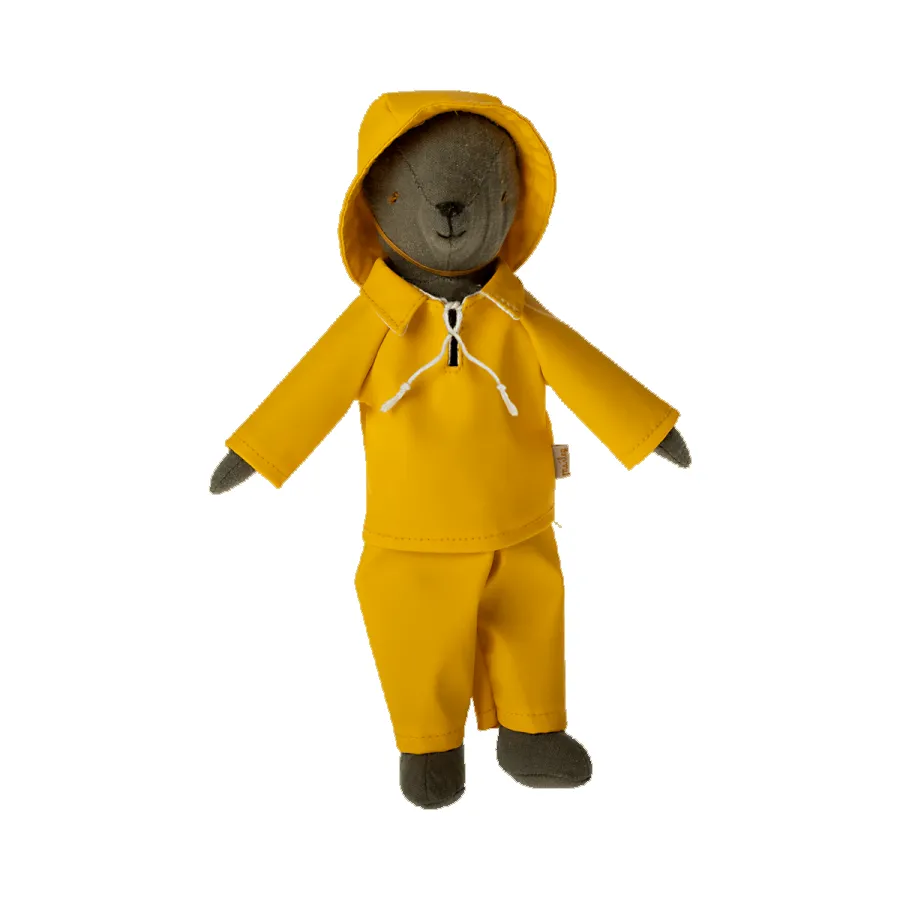 Maileg Teddy Dad Clothes, Rainwear with Hat