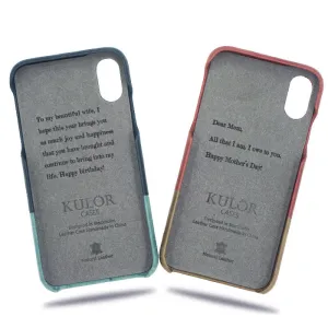 Personal Message by Laser Engraving - Must Purchase with Leather Phone Case