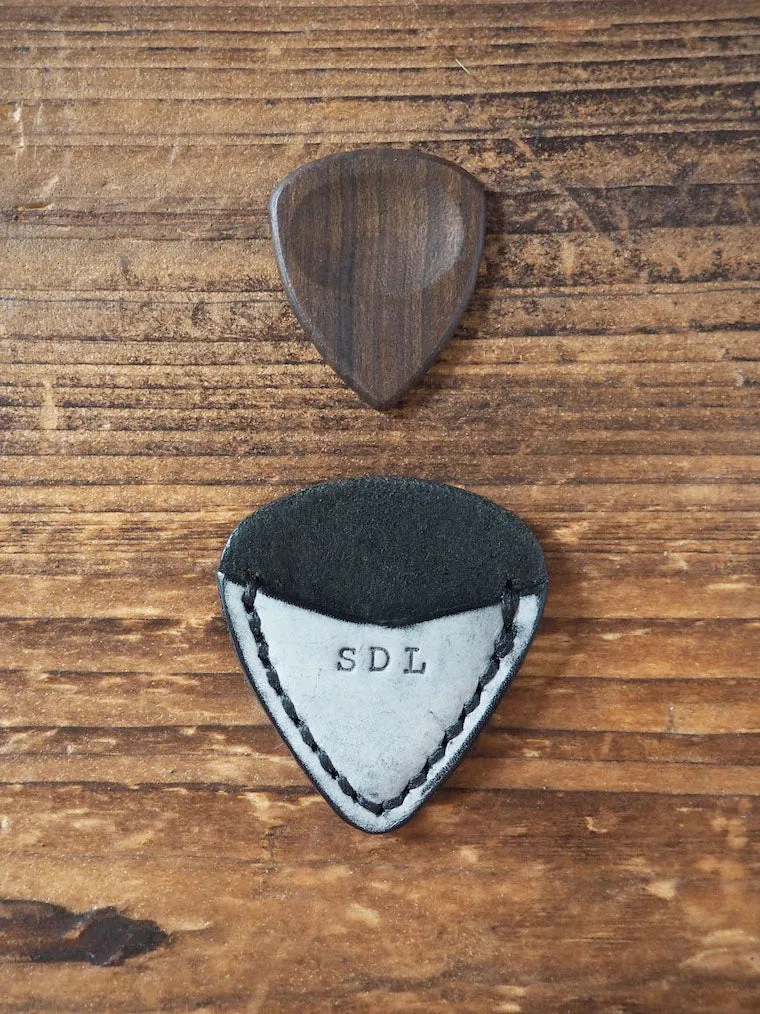 Personalized Teardrop Guitar Pick Holder x 2 pcs #Ghost Black