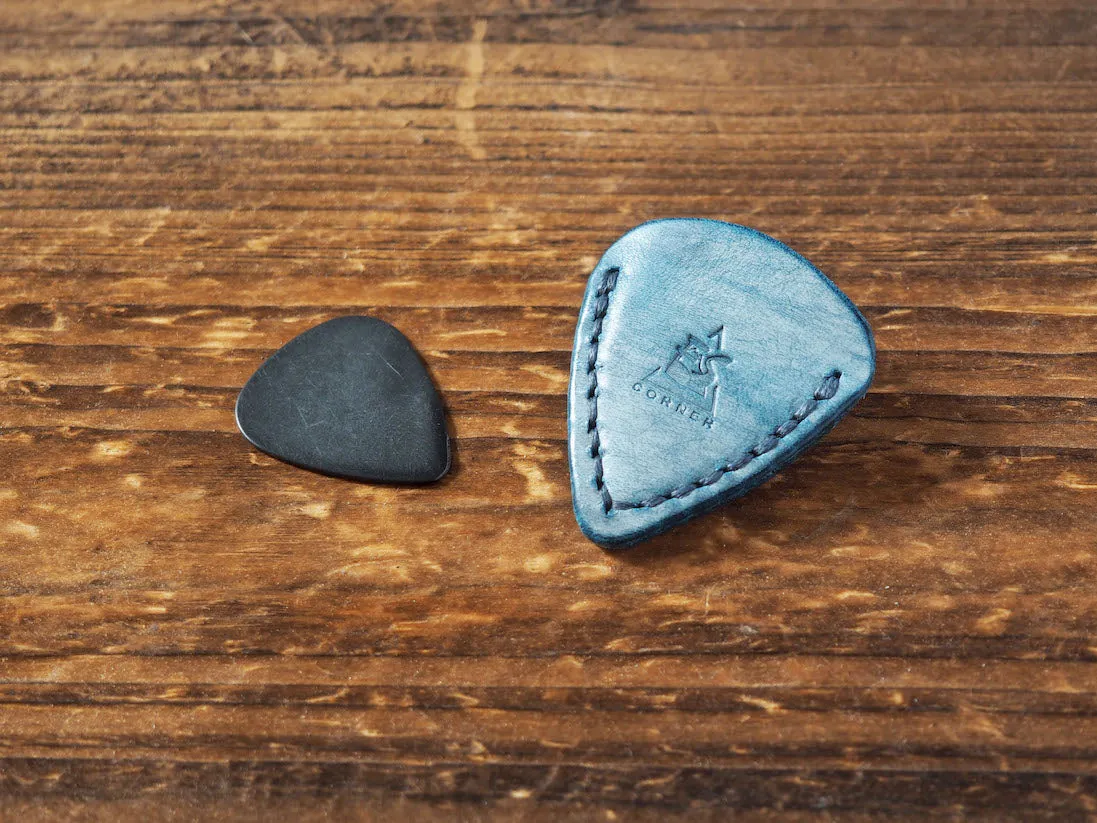 Personalized Teardrop Guitar Pick Holder x 2 pcs #Ghost Blue