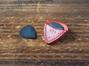 Personalized Teardrop Guitar Pick Holder x 2 pcs #Ghost Red