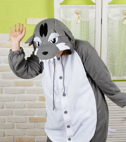 PITaPATs onesie animal jumpsuit costume - long sleeve wolf