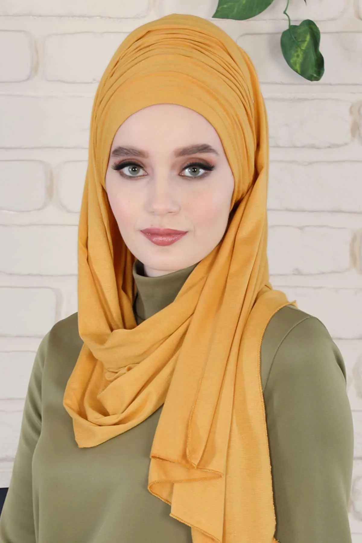 Premium Jersey Shawl Hijab for Women, Easy to Wear Cotton Headscarf, Lightweight and Breathable Instant Jersey Shawl, Mother's Day Gift,BT-1